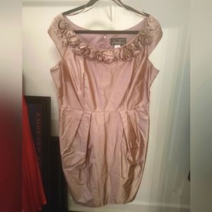 Absolutely fun rose colored Alex evening size 16 dress with pockets